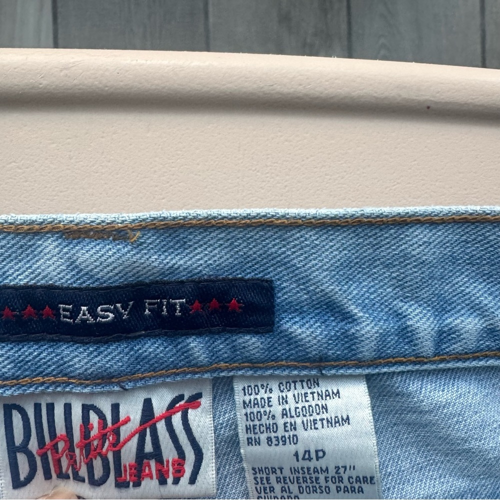 Bill Blass Light Blue Woman's Straight Jeans